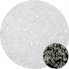 Perles de rocaille en verre phosphorescent qui s'illumine dans la nuit 2.5mm Blanc 10gr