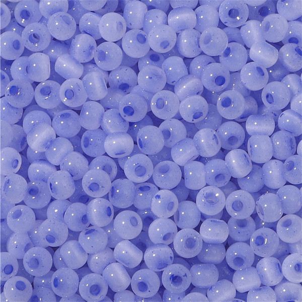 Sachet d'environ 200 Perles de verre - Rondes 4mm Bleu