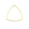 Pendentifs Connecteurs Triangle forme Etrier 16 mm Doré en Acier Inoxydable 304 pour bijoux raffinés