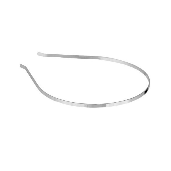 Supports Serre Tete 3mm métal coloris Argent Platine