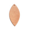Pendentifs simili cuir Marquise 4cm