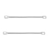 Connecteurs Tige cylindrique fine 12mm en Acier Inoxydable 304 Placage Argenté