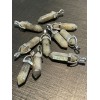 pendentif pendule Labradorite, Yoga Healing  41mm, métal coloris Argent