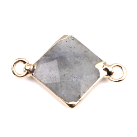 Connecteur Losange Spectrolite Grade A 16mm, métal finition Doré