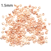 Perles à Écraser 1.5mm Cuivre finition Or Clair