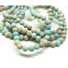 Perles Rondes 8mm Jaspe Impérial Teintée effet Givre coloris 01D