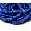Perles nacre véritable Heishi Rondelles 6mm coloris Bleu Nuit