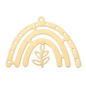 stampes Pendentifs Arc-en-ciel 38mm – Métal Doré