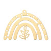 stampes Pendentifs Arc-en-ciel 38mm – Métal Doré