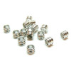Perles Intercalaires Tube 6 par 4.5mm ACIER INOXYDABLE