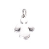 Pendentifs avec anneau Ange 15mm en Acier Inoxydable finition Argenté REF 1