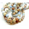 Perles Rondes 6mm Jaspe Impérial Teintée effet Givre coloris 01A