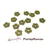 Perles Intercalaire Coupelle Fleur 10mm – Métal Bronze