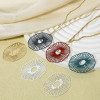 Estampes, Pendentifs Feuille de Lotus 42mm, métal finition Doré