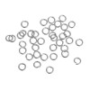 Anneaux de jonction 3 par 0.5mm, ACIER INOXYDABLE 304 finition Argenté