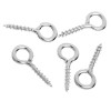 Pitons à visser 12 par 5 par 1mm métal couleur Argent Platine