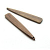 Pendentifs longues gouttes en Bois 54mm