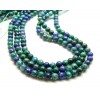 Perles rondes de 4mm Chrysocolle et Lapis lazuli