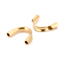 Protections pour fil câblé Acier Inoxydable 304 1mm finition Doré 18KT
