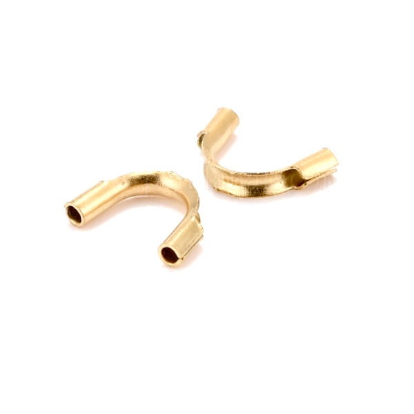 Protections pour fil câblé Acier Inoxydable 304 1mm finition Doré 18KT
